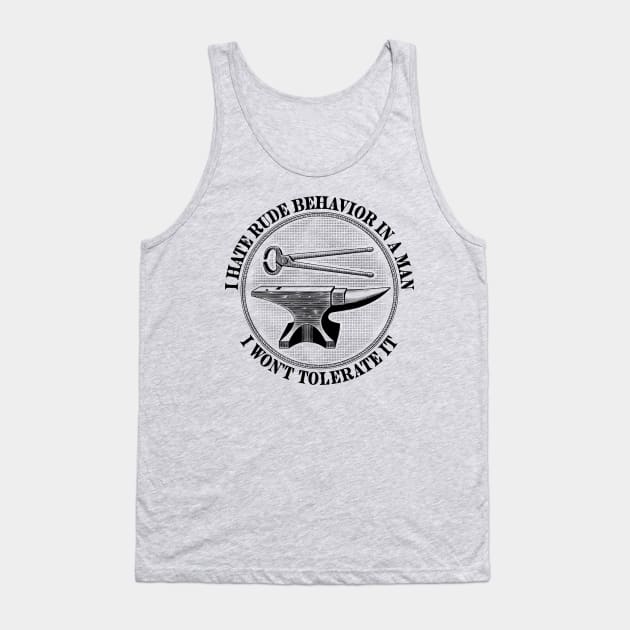 I hate rude behavior Tank Top by AdamioDesign